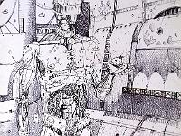 2000 - Biorobot 2 - Biro e matita su carta - 29,8x33