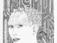 2012 - Dark Lady - Biro su carta - 29,7x42